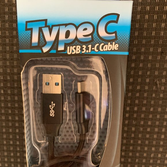 New SOLARAY TYPE C USB 3.1 - C CABLE SUPER SPEED DATA TRANSFER/FAST CHARGE 3ft - Picture 2 of 6